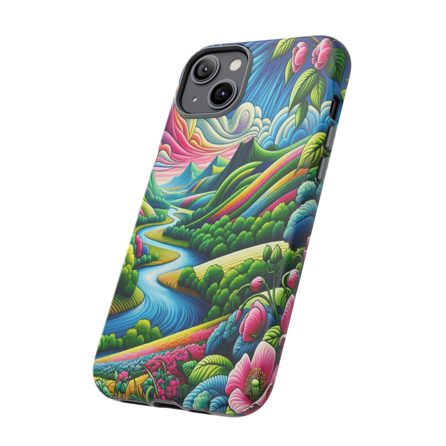 Colorful Landscape Fantasy - Phone Case