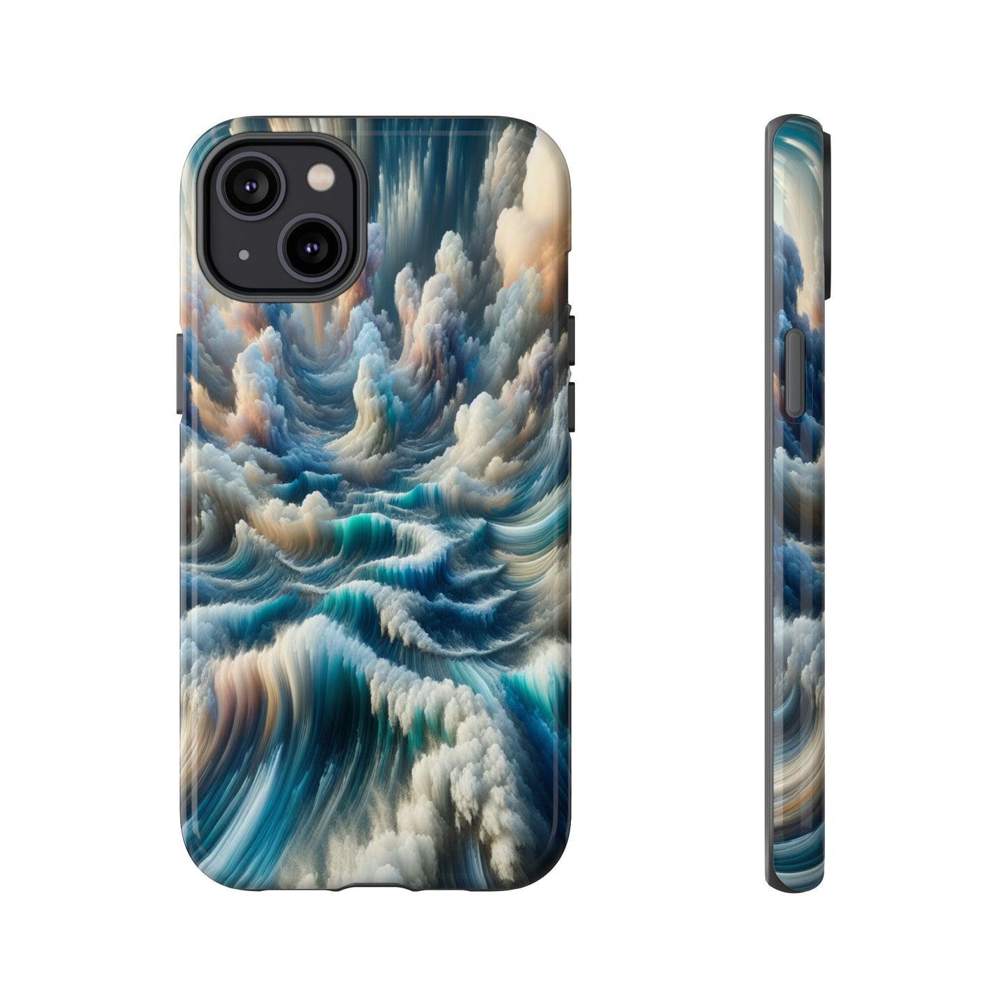 Waves of Clouded Light - Phone Case