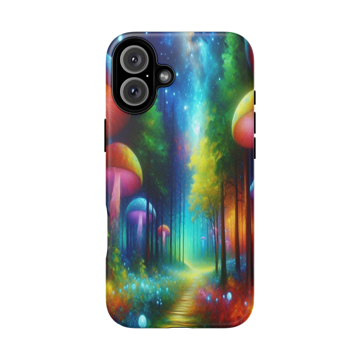 Mushroom Pathway in a Mystical Forest - Phone Case