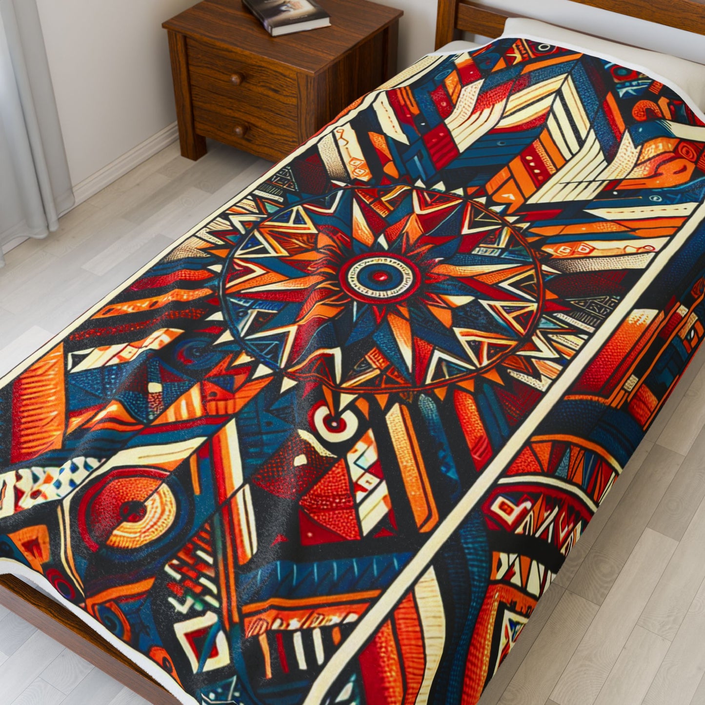 Intricate Patterns of Creativity - Plush Blanket