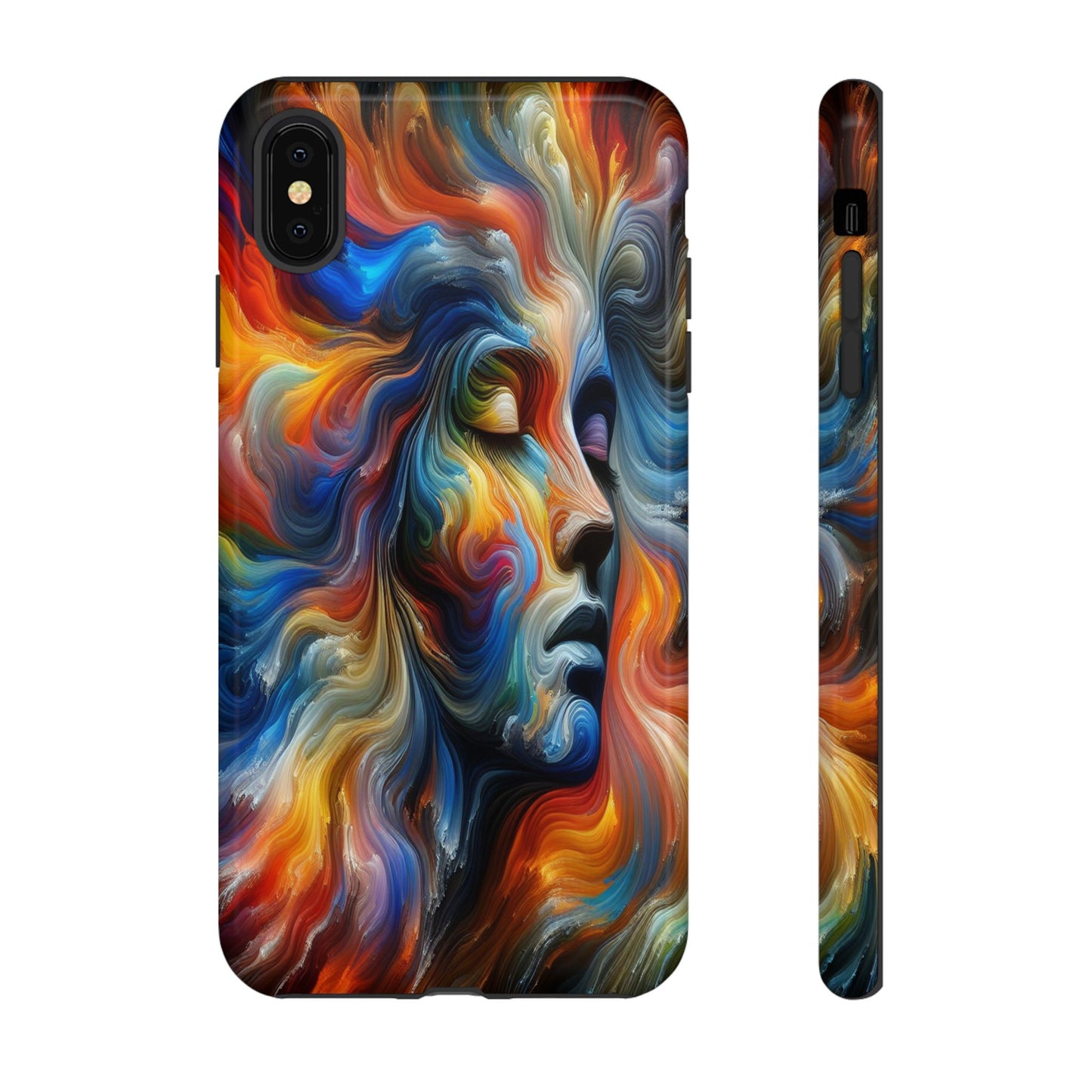 Custom Protective Whirlwind of Colors Iphone Case Compatible With Iphone 16 15 14 - Phone Cover