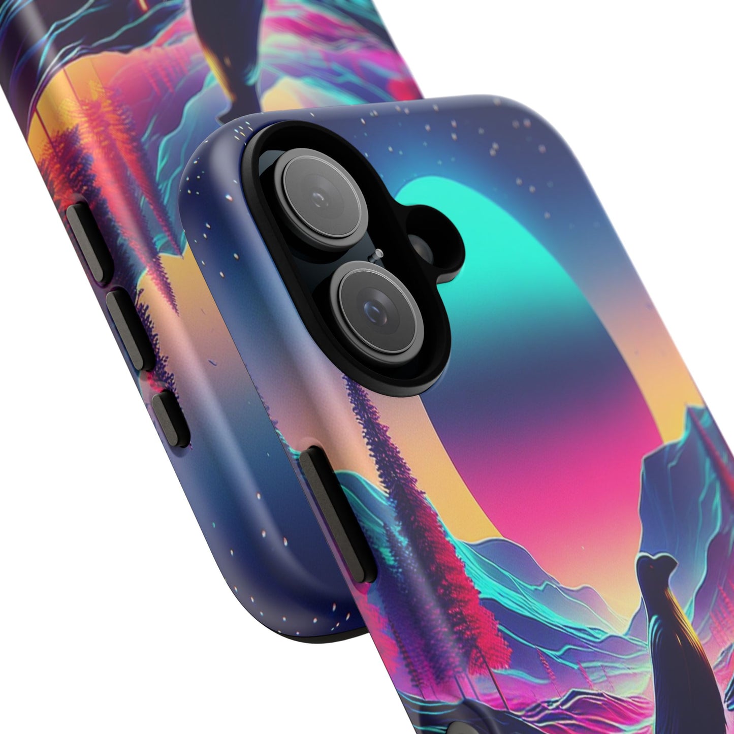 Celestial Horizon with Raven - Phone Case