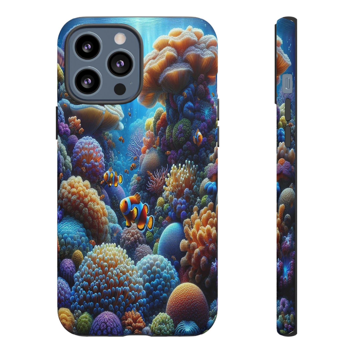 Custom ProtectiveUnderwater Paradise Alive with ColorIphone Case Compatible With Iphone 16 15 14 - Phone Cover