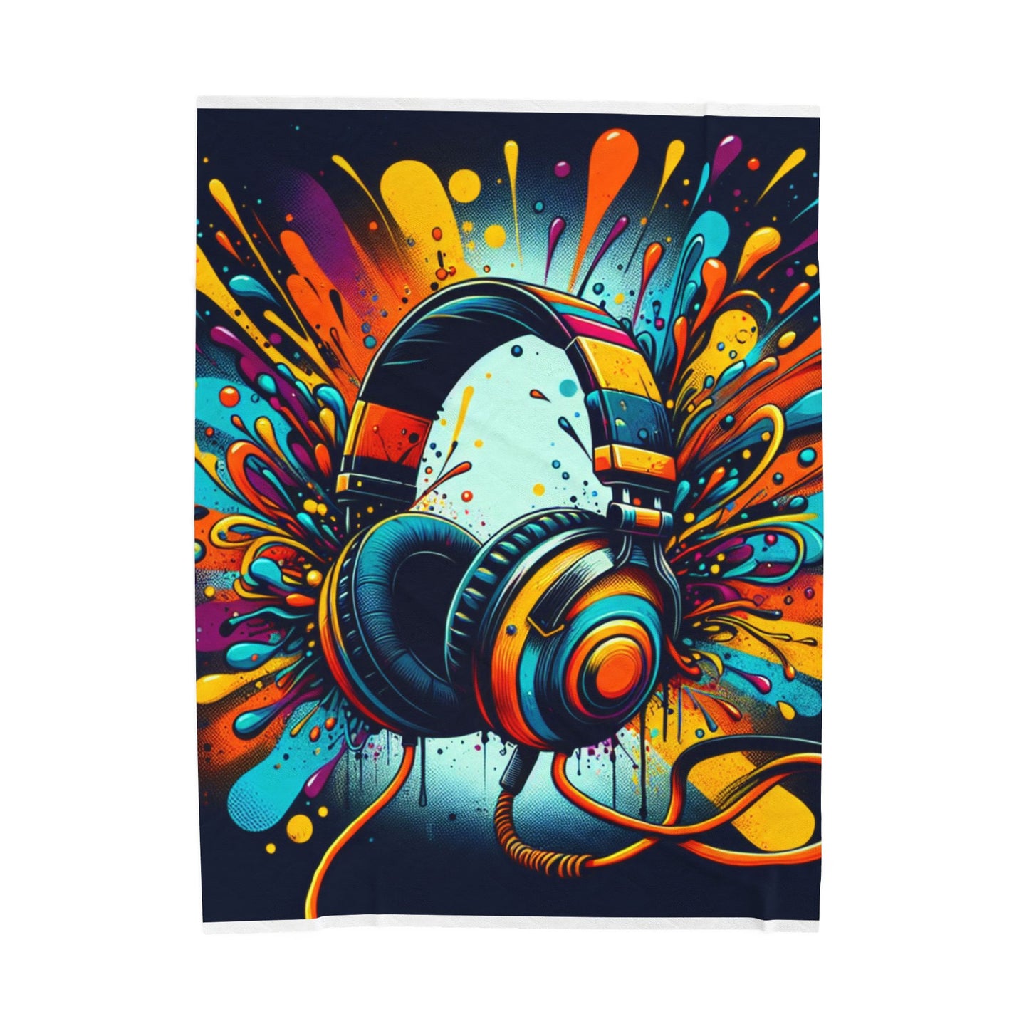 Explosion of Rhythms- Plush Blanket