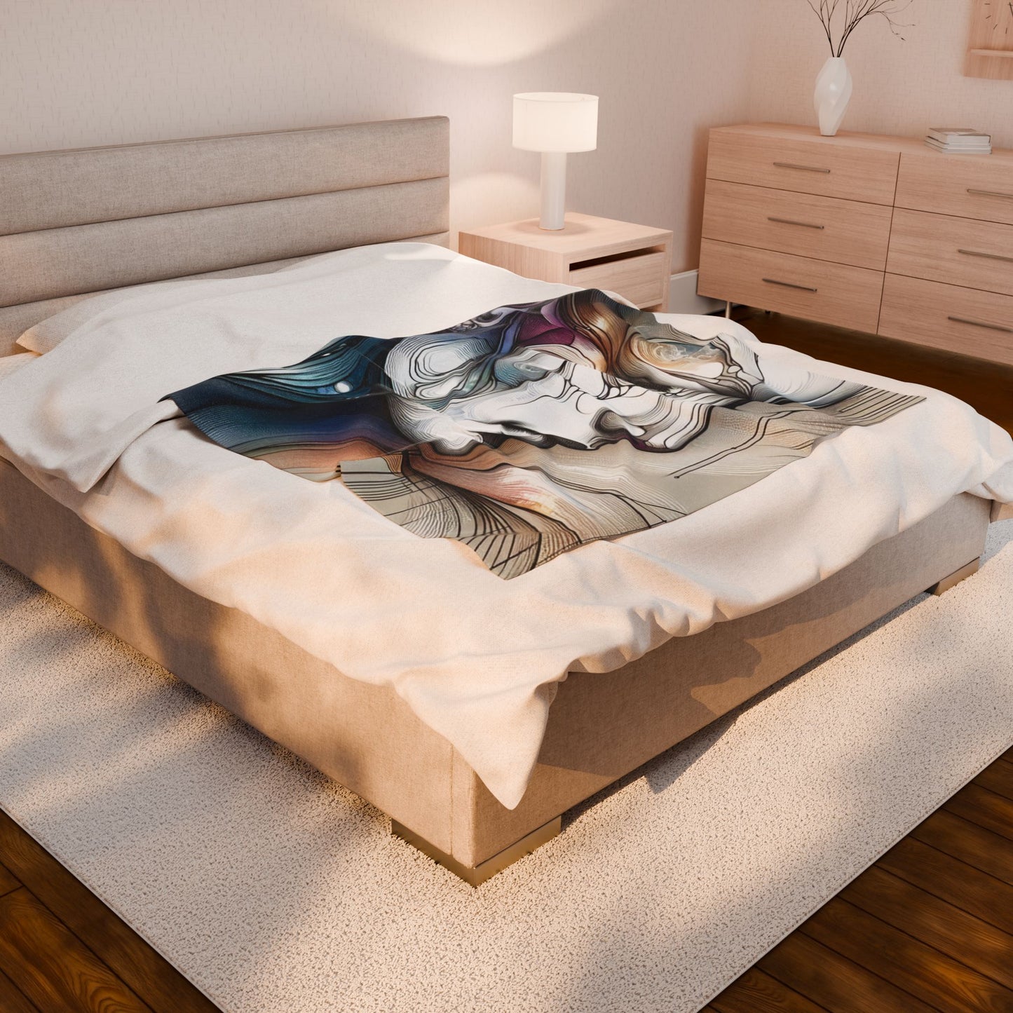 Abstract Contemplation- Plush Blanket