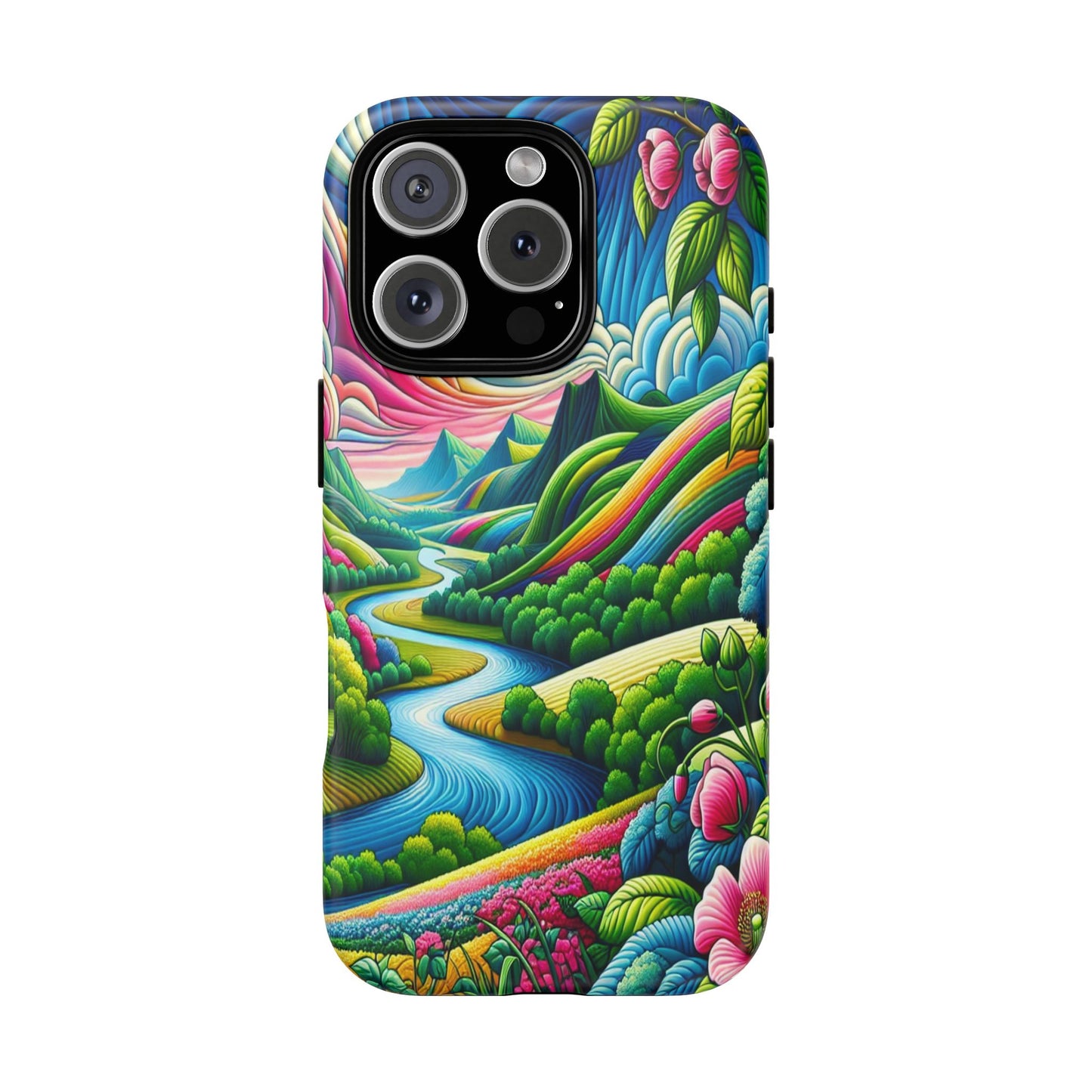 Colorful Landscape Fantasy - Phone Case