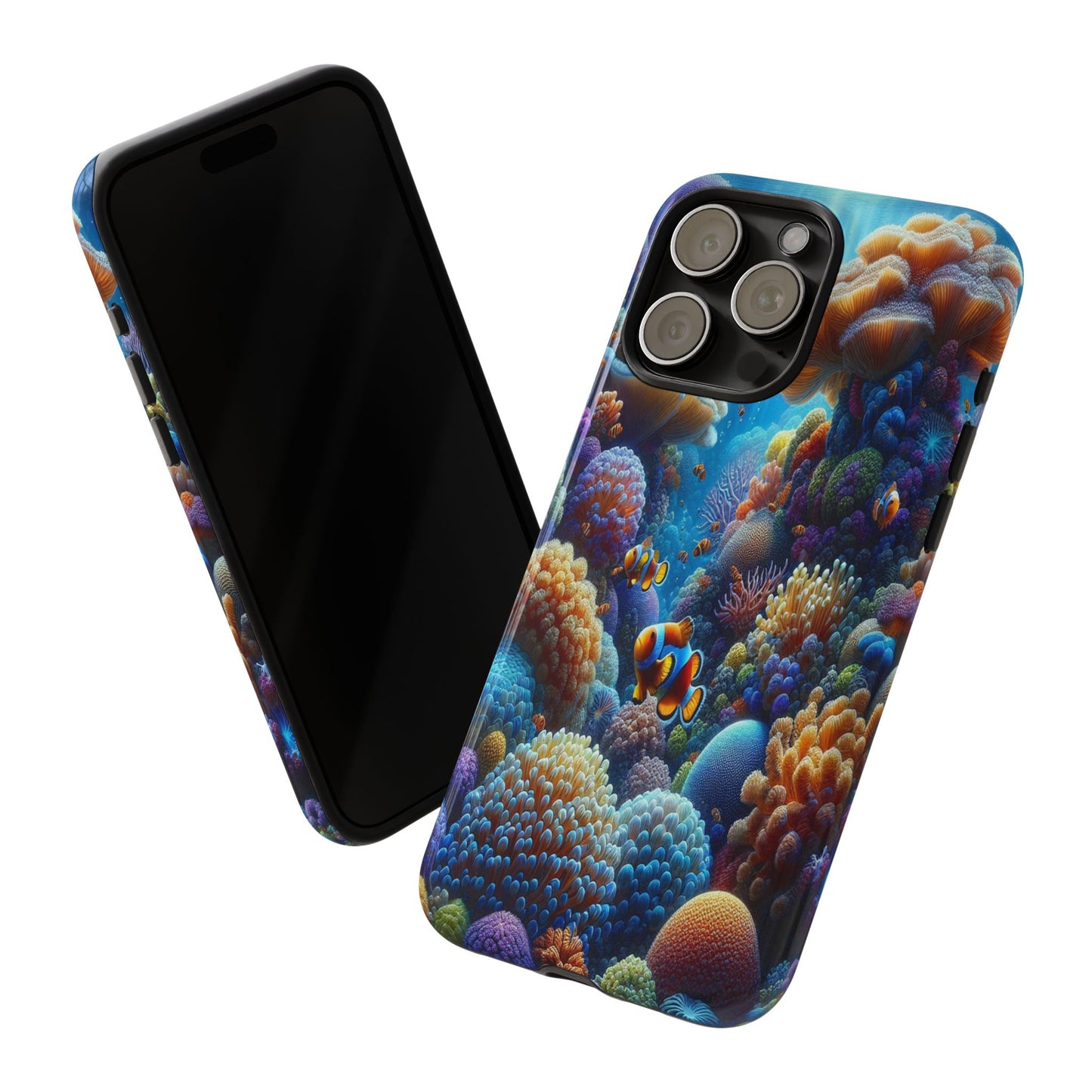 Custom ProtectiveUnderwater Paradise Alive with ColorIphone Case Compatible With Iphone 16 15 14 - Phone Cover