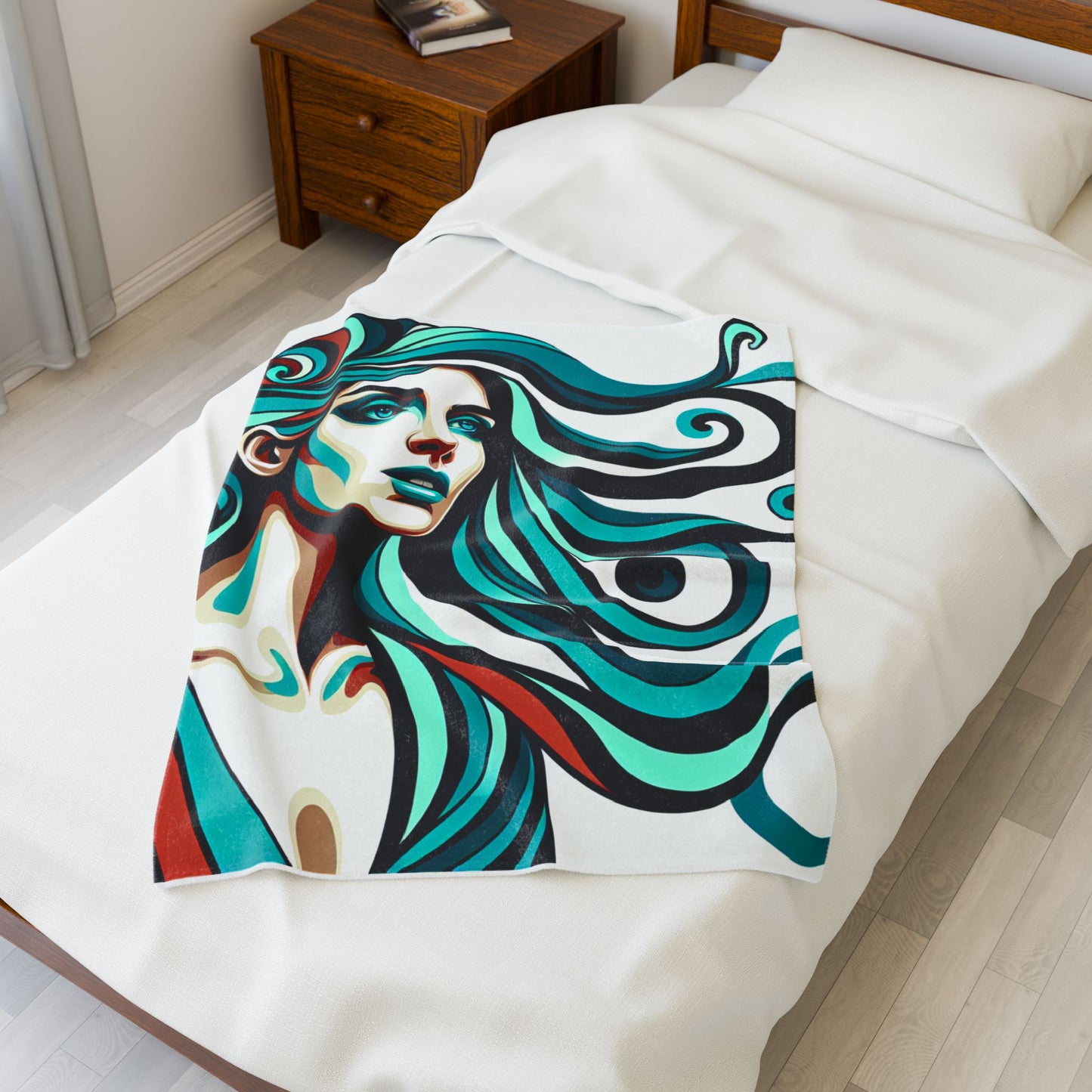 Flowing Grace - Plush Blanket