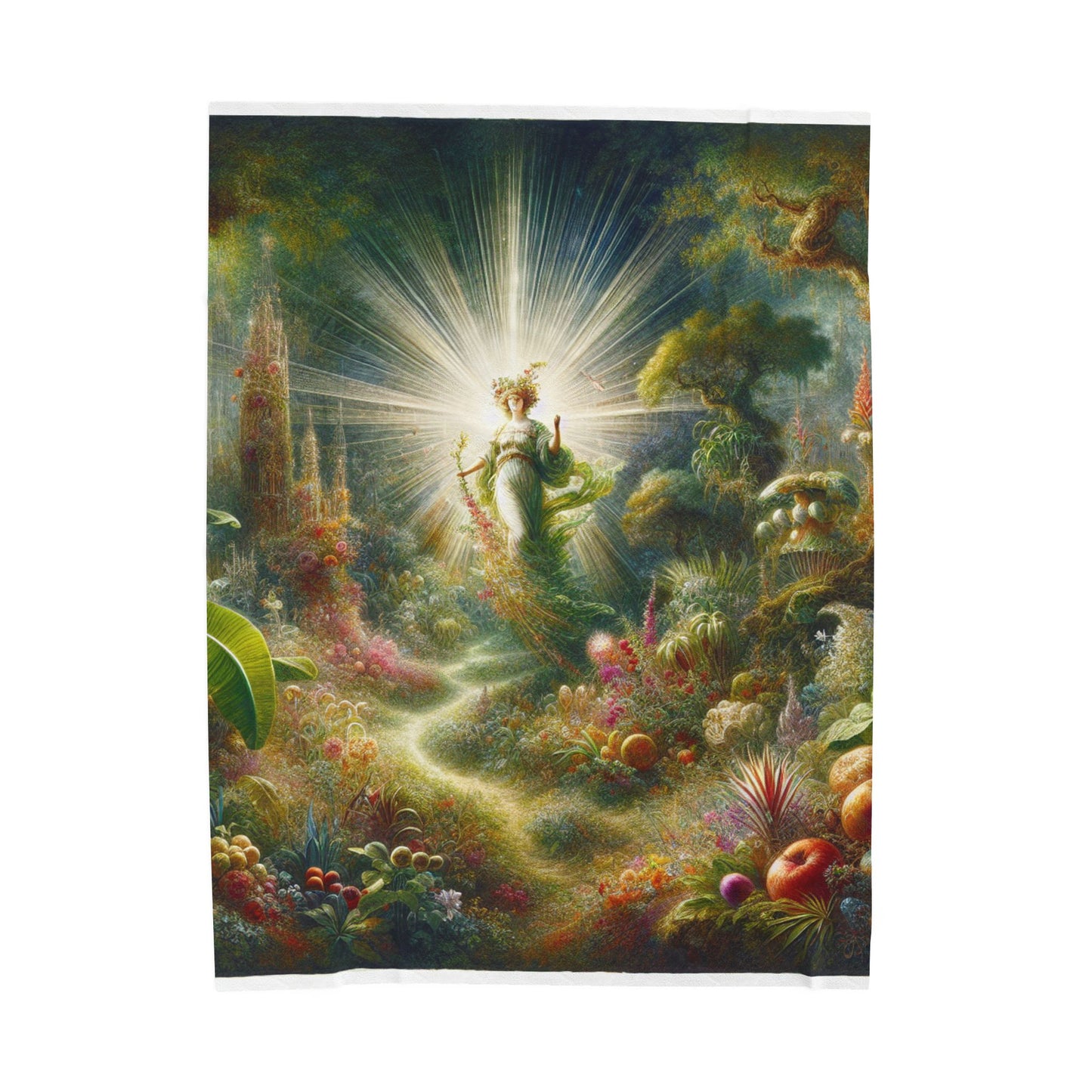 Illuminated Eden- Plush Blanket