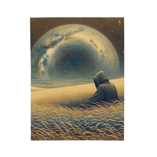 Mystical Evening Wanderer - Plush Blanket