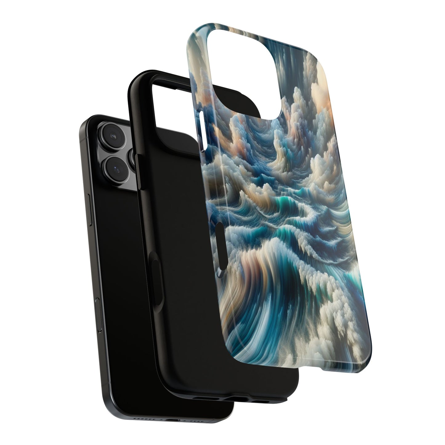 Waves of Clouded Light - Phone Case