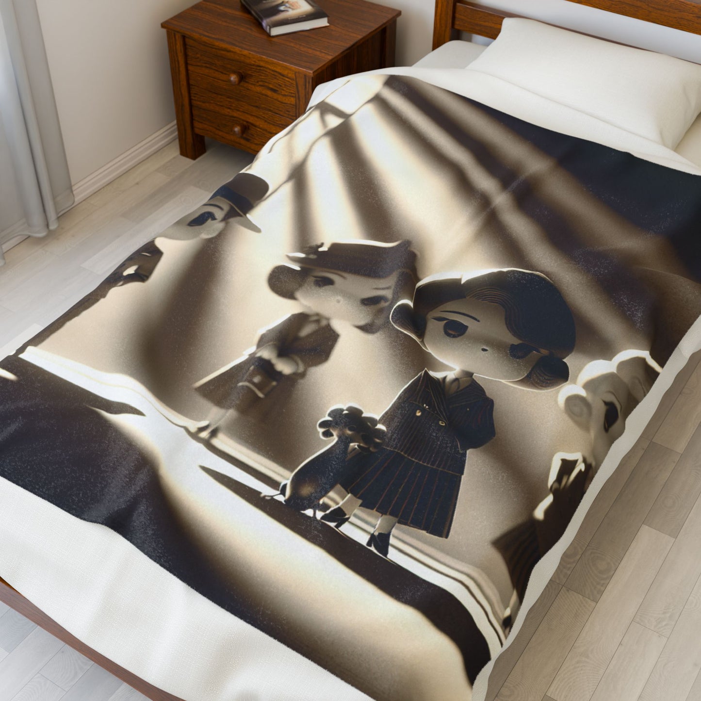 Mystery and Shadows - Plush Blanket