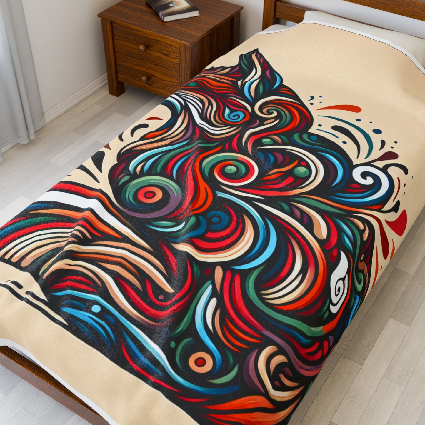 Nature's Whirlwind In Motion - Plush Blanket