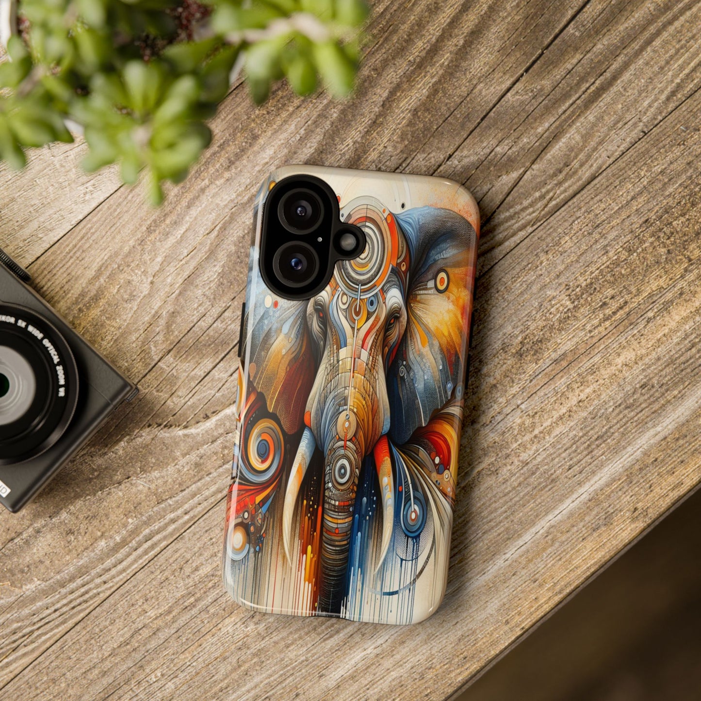 Elephant Kaleidoscope - Phone Case