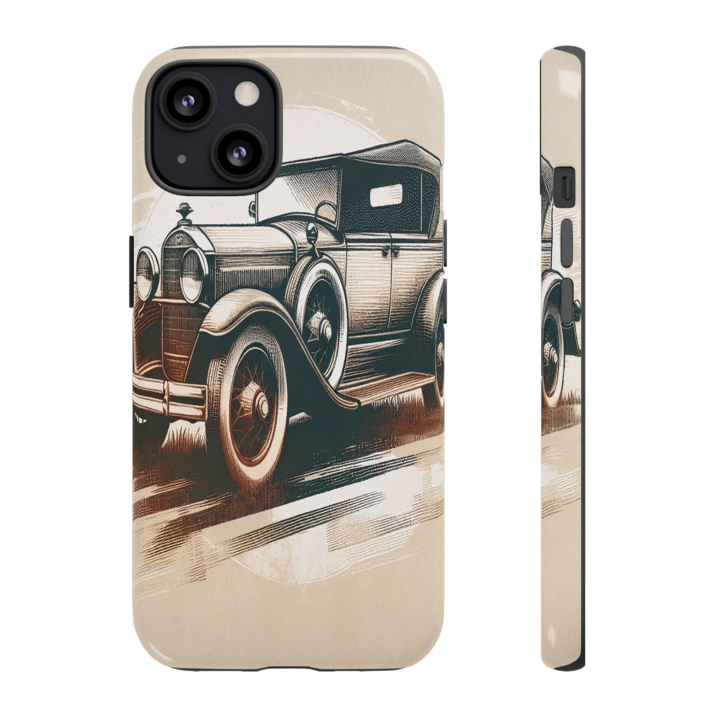 Vintage Wheels in Motion - Phone Case