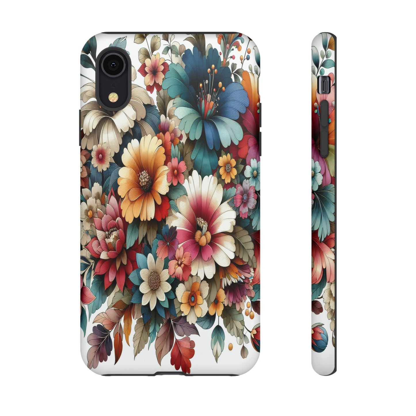 Floral Celebration in Colorful Hues - Phone Case