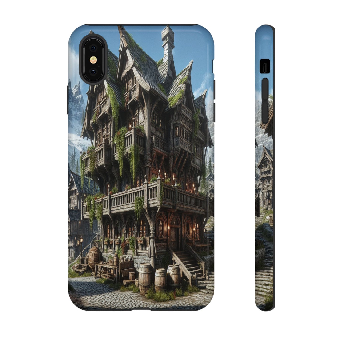Custom ProtectiveMountain Village RetreatIphone Case Compatible With Iphone 16 15 14 - Phone Cover