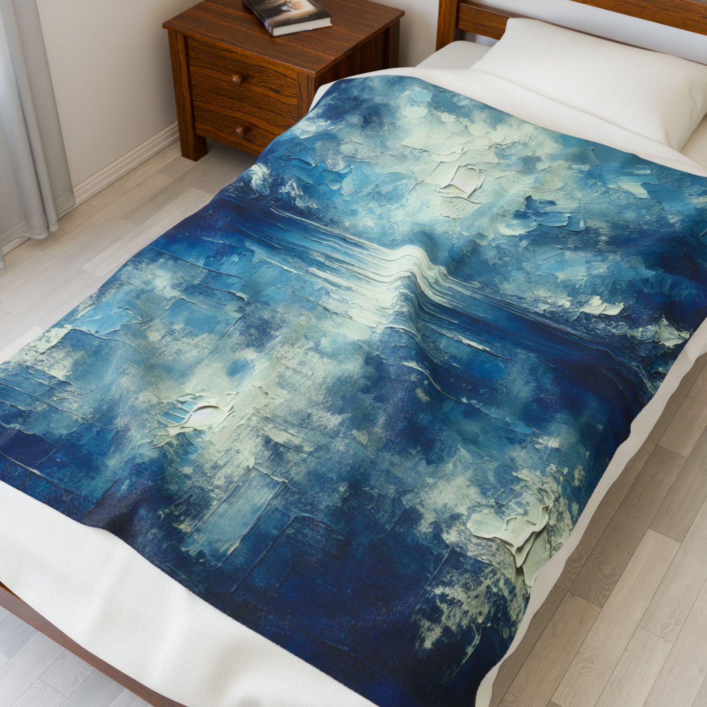 Whispers of the Horizon - Plush Blanket