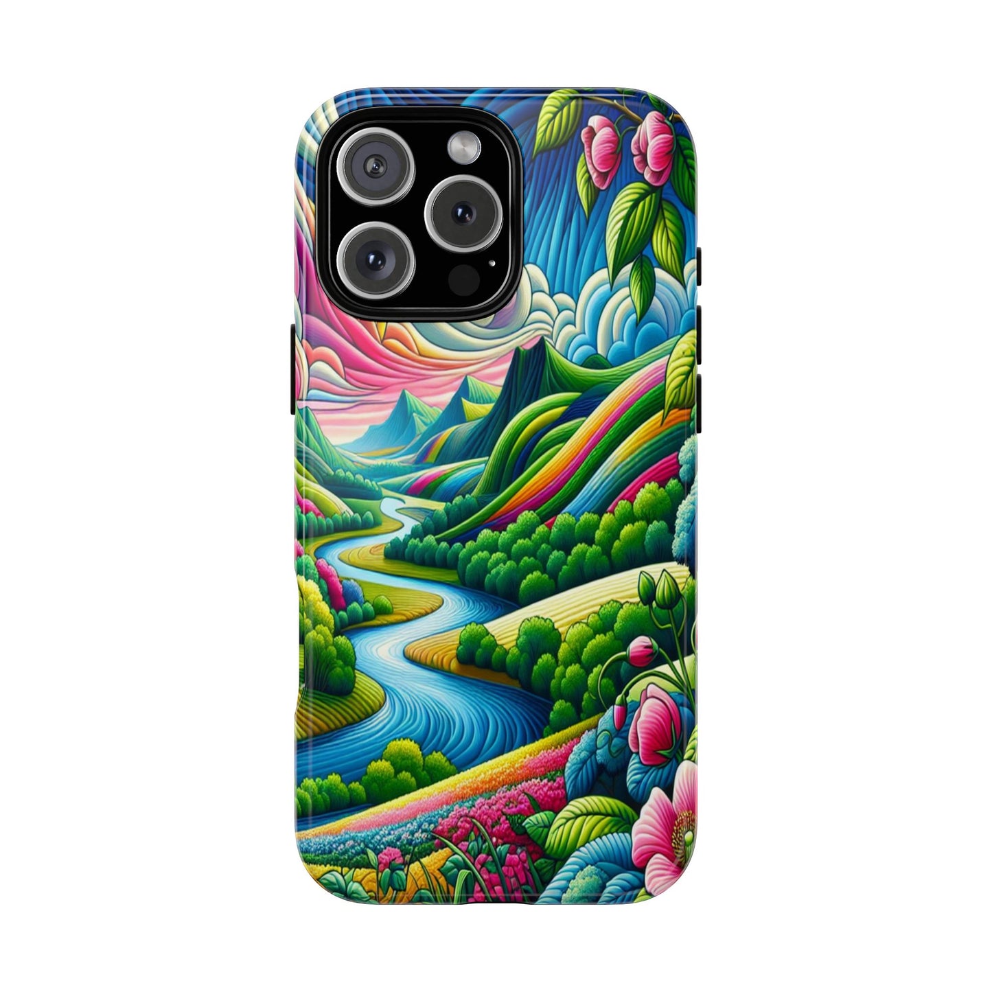 Colorful Landscape Fantasy - Phone Case