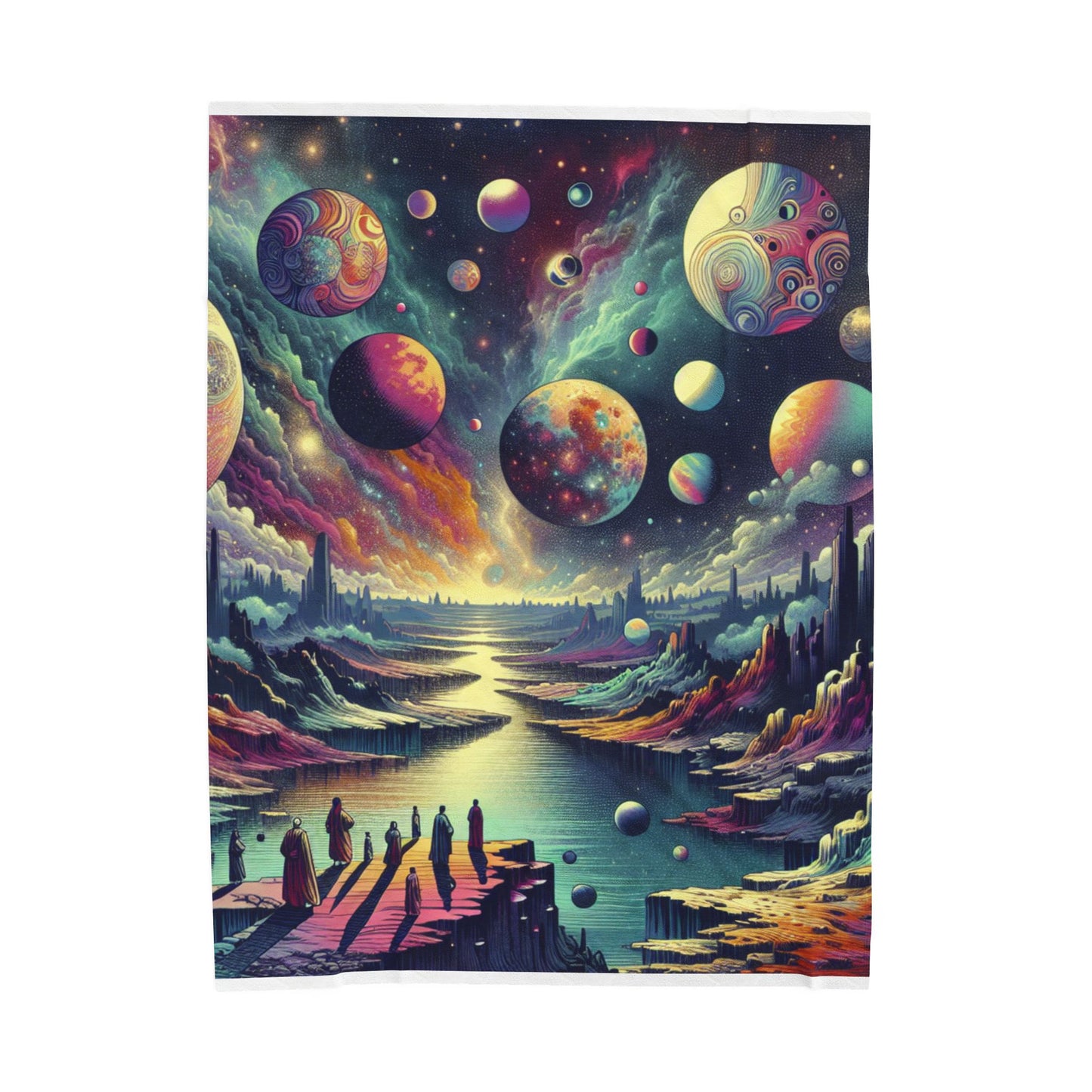 Planetary Odyssey - Plush Blanket