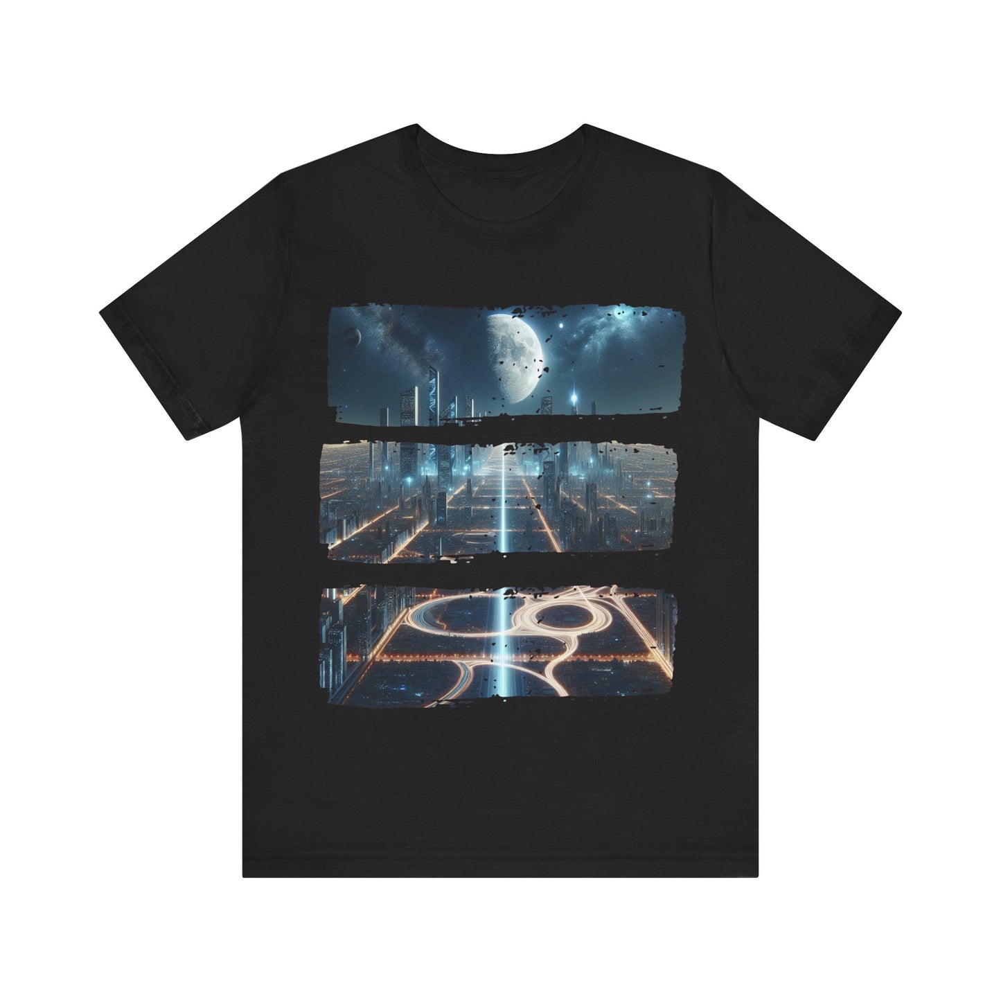 Luminescent Pathways of the Future Metropolis - Jersey Short Sleeve Tee