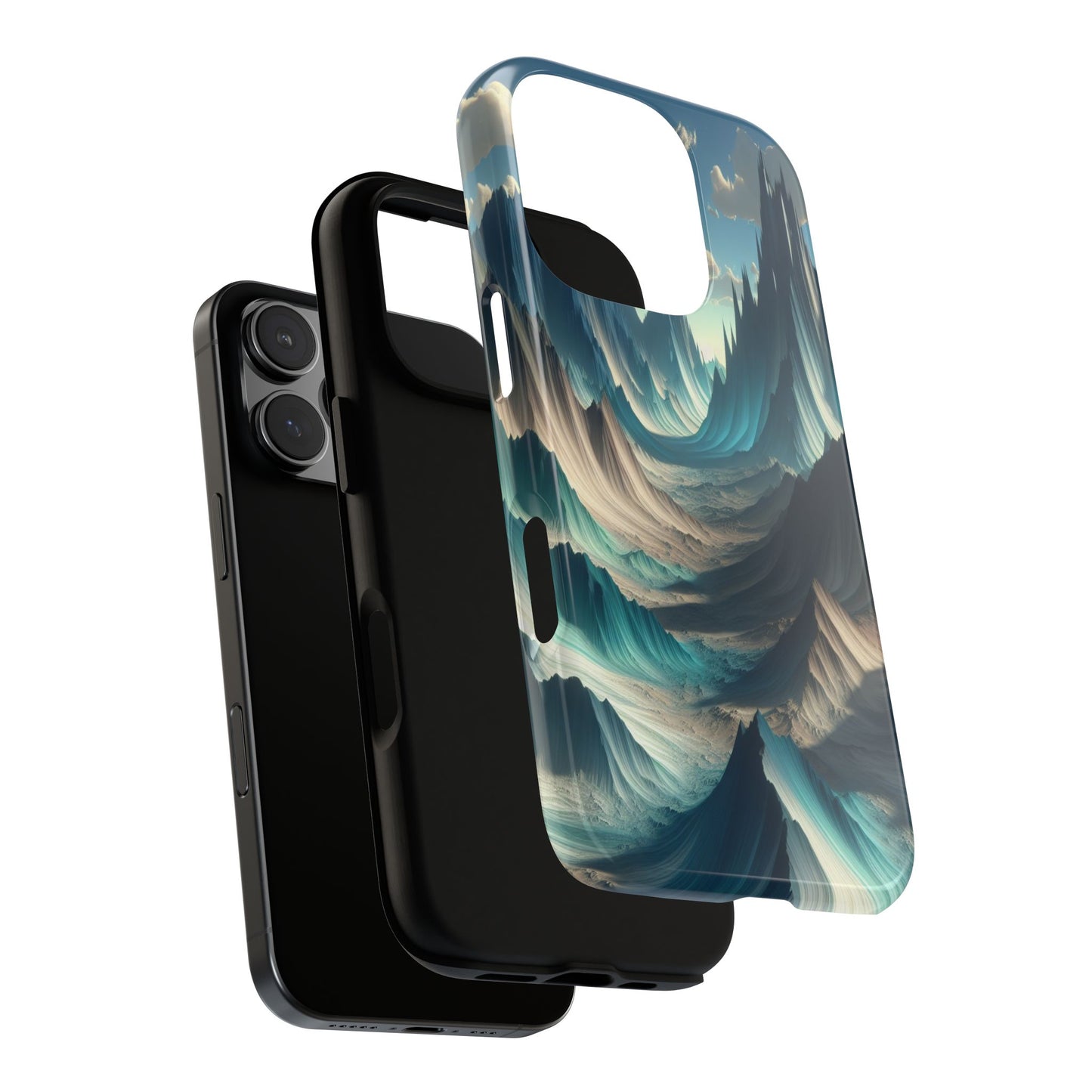 Whispering Peaks of Imagination - Phone Case