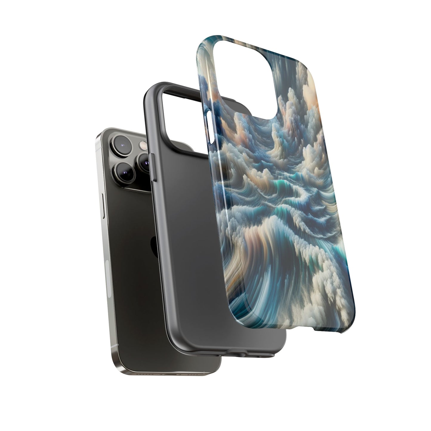 Waves of Clouded Light - Phone Case