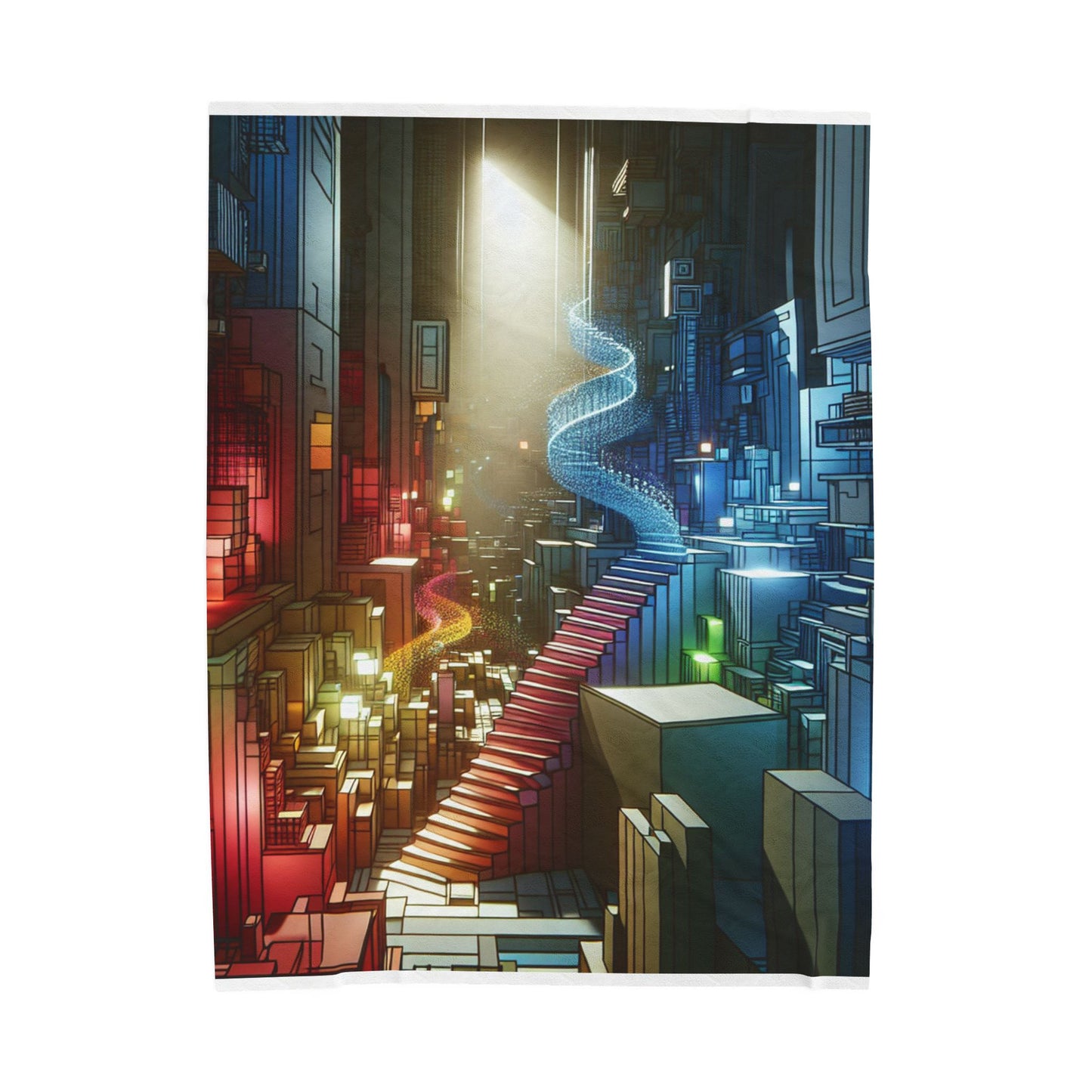 Maze of Everglow - Plush Blanket