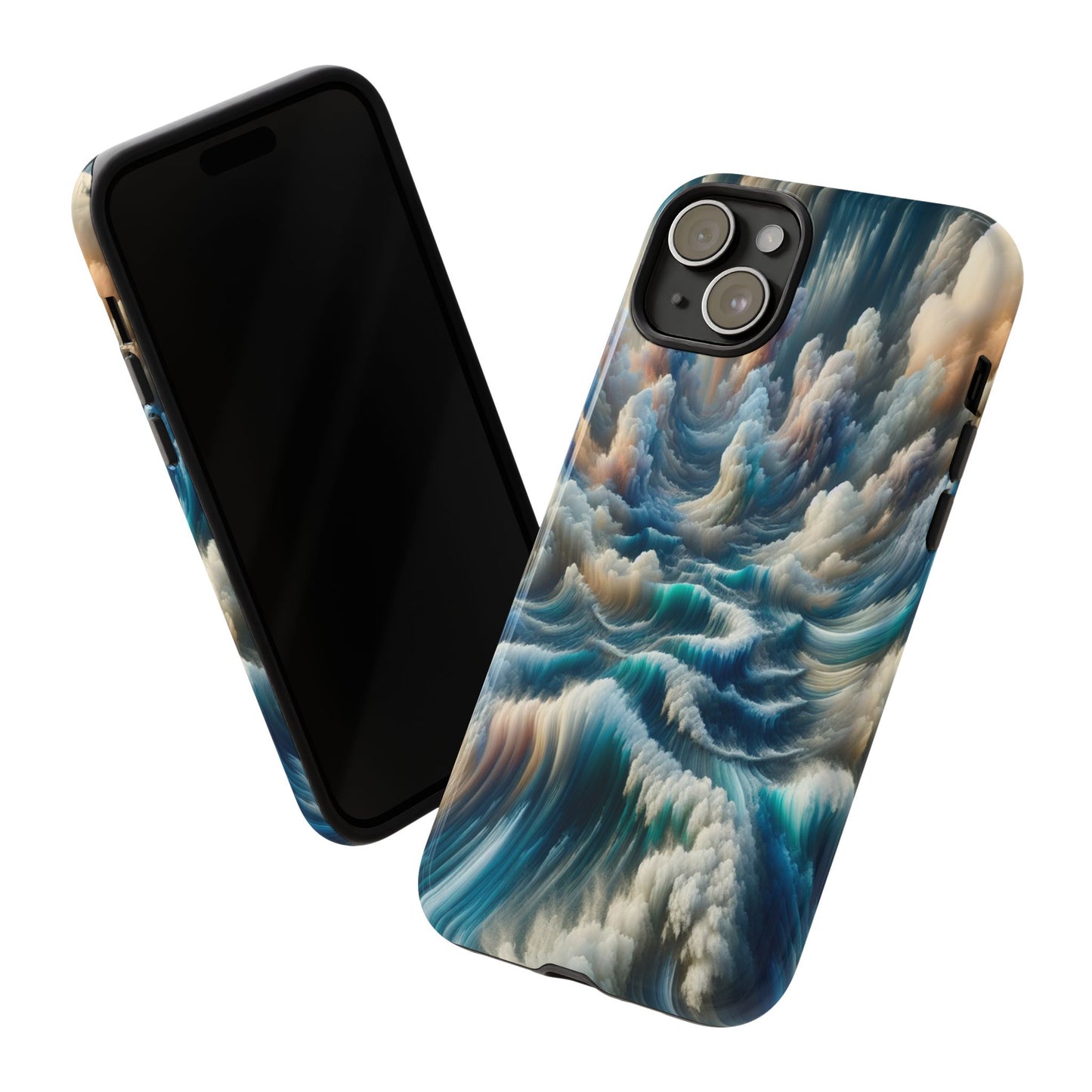 Waves of Clouded Light - Phone Case