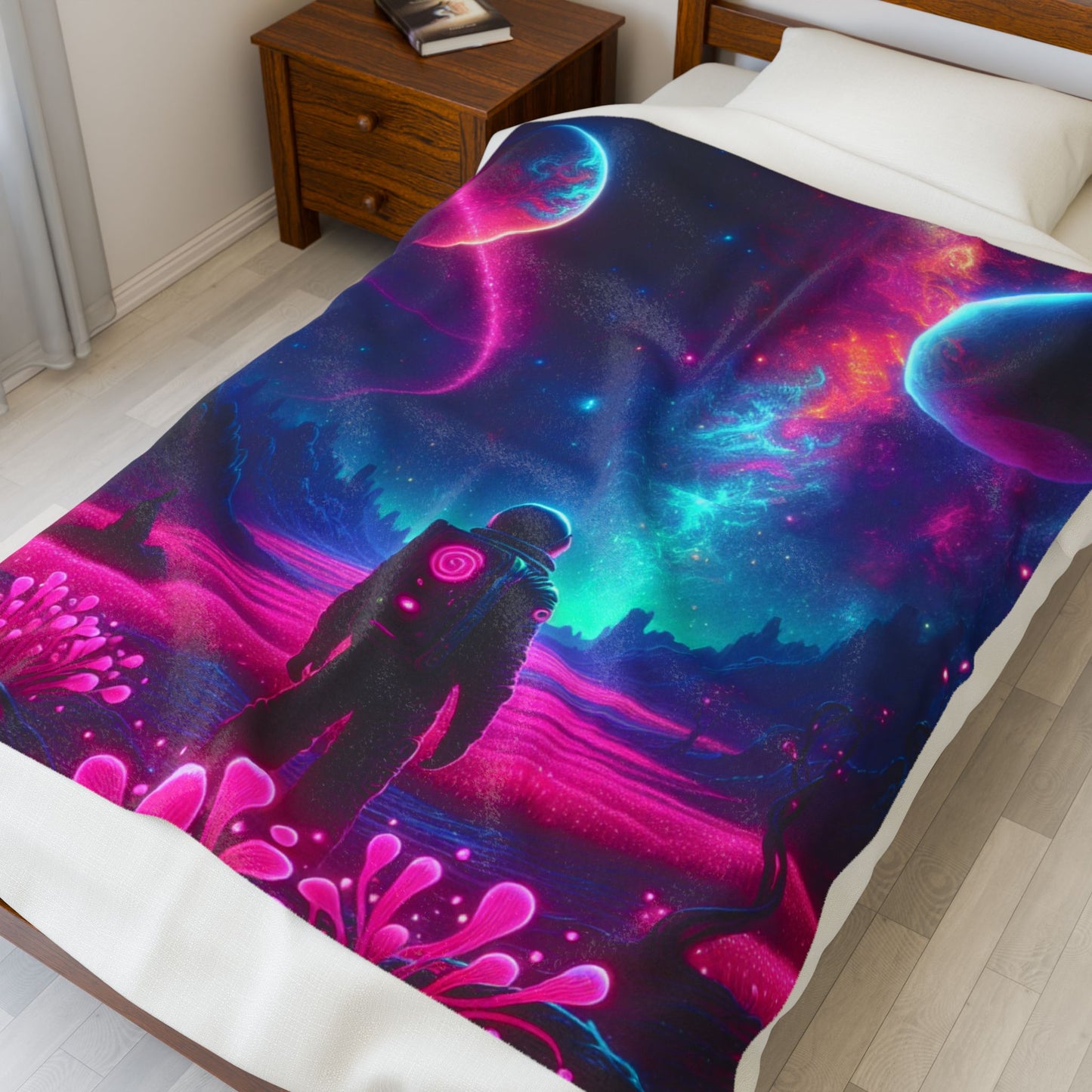 Exploration Beyond Boundaries - Plush Blanket