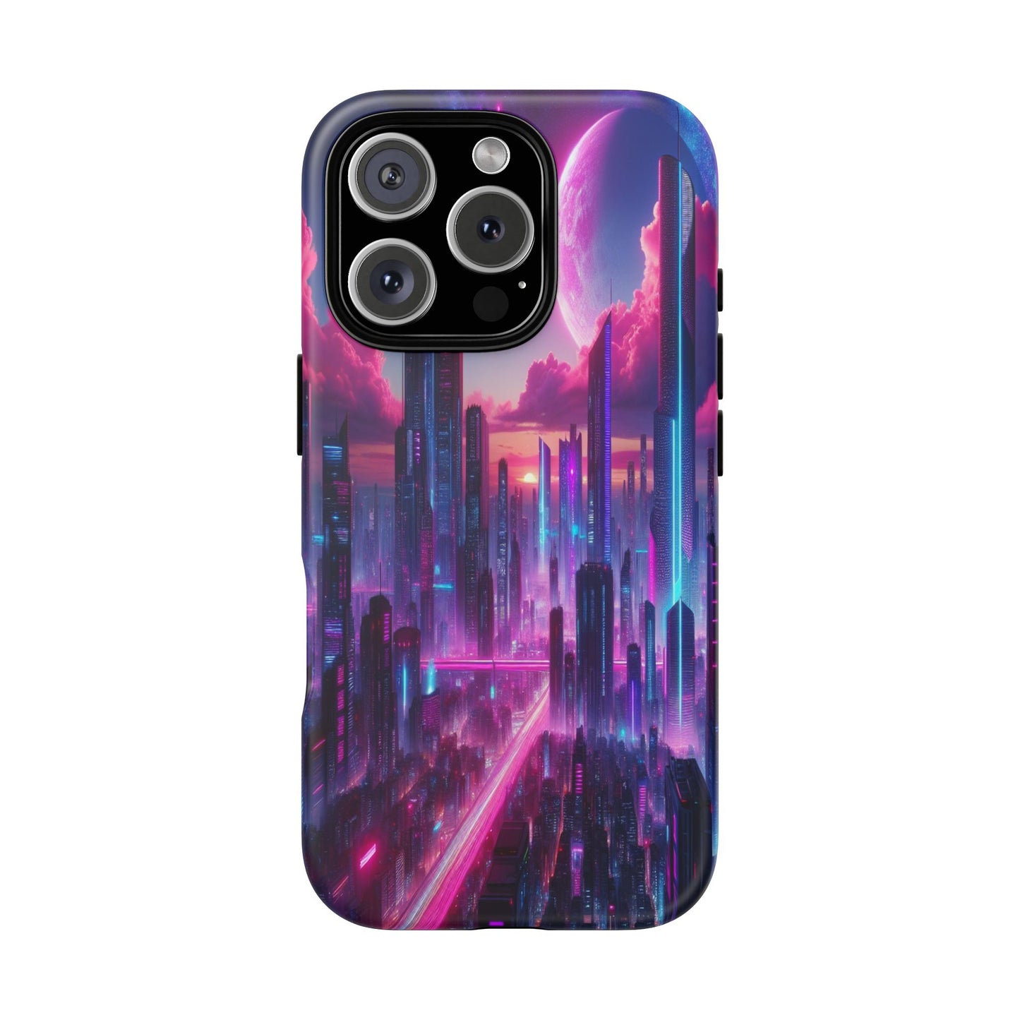 Futuristic Skyline Fantasy - Phone Case