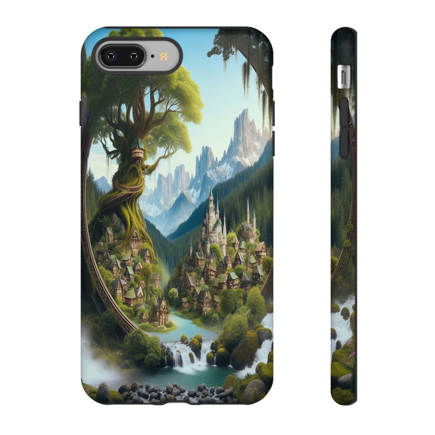 Protective Whimsical Village Retreat Iphone Case Compatible With Iphone 16 15 14 - Phone Cover