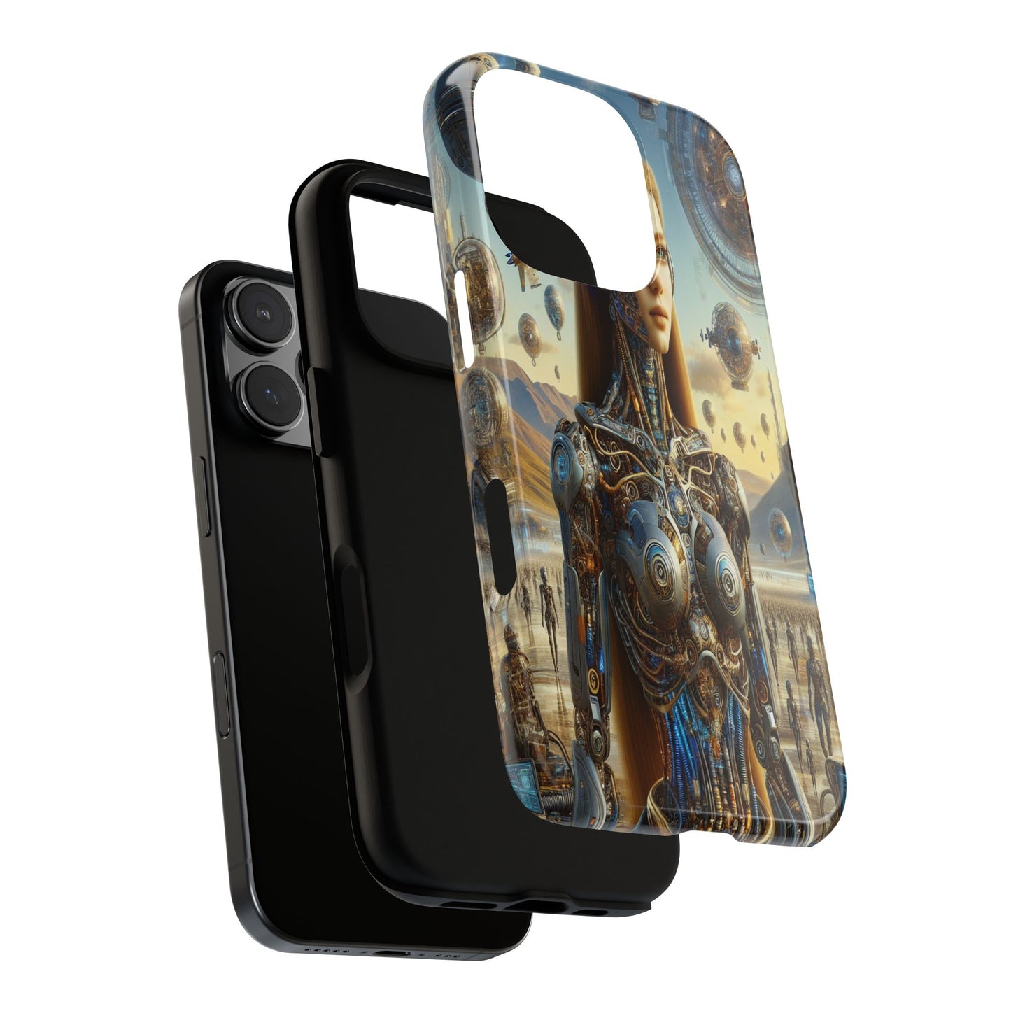 Futuristic Realm of Technology - Phone Case