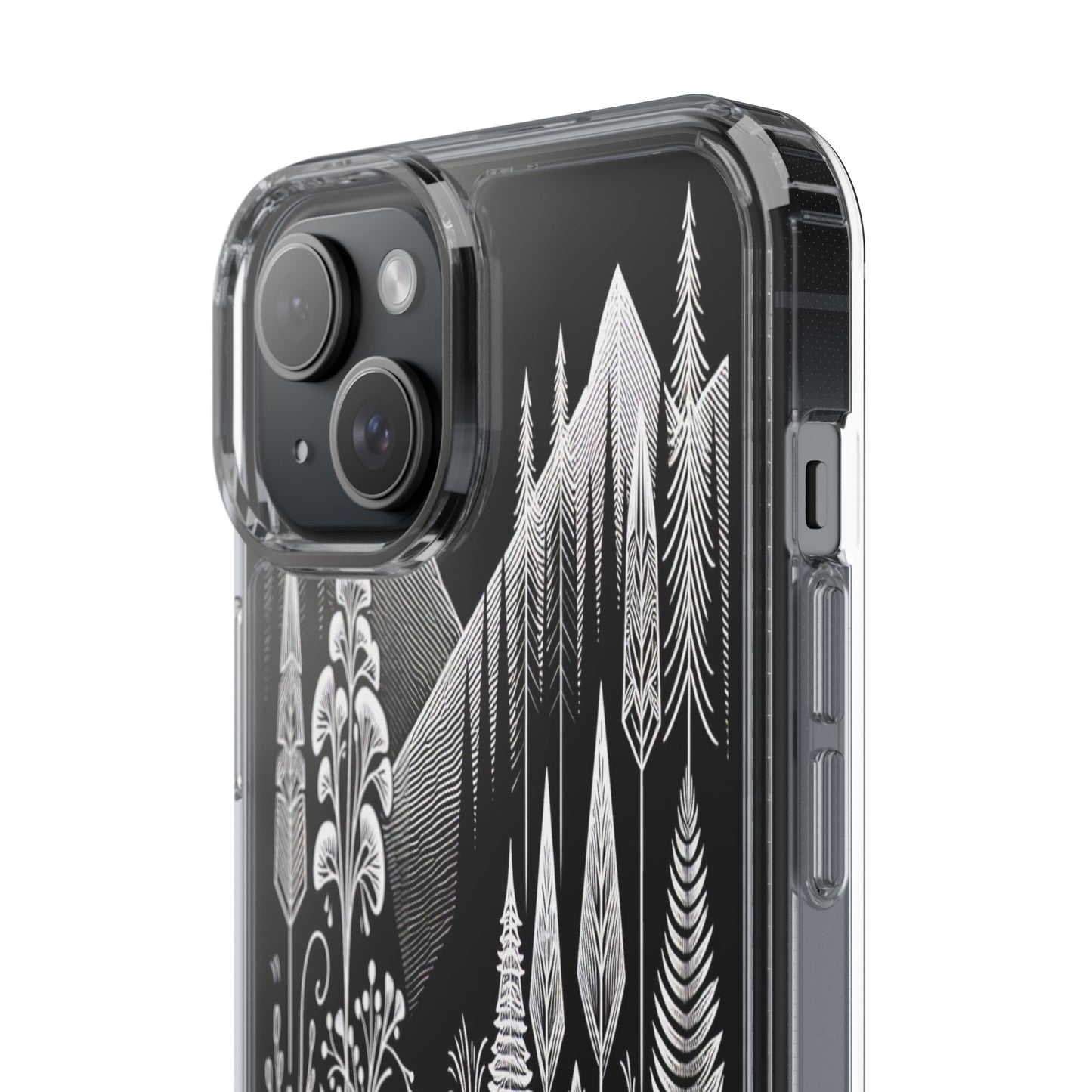 Transparent Alpine Wilderness Pathways Iphone Case Compatible With Iphone 16 15 14 - Clear Phone Cover