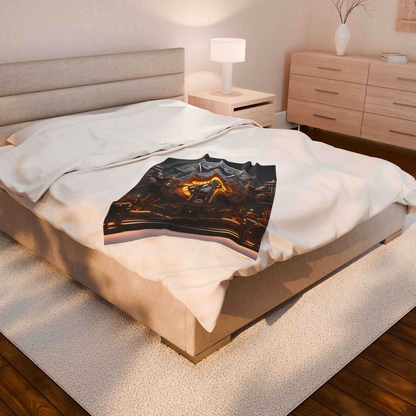 Clockwork Citadel- Plush Blanket