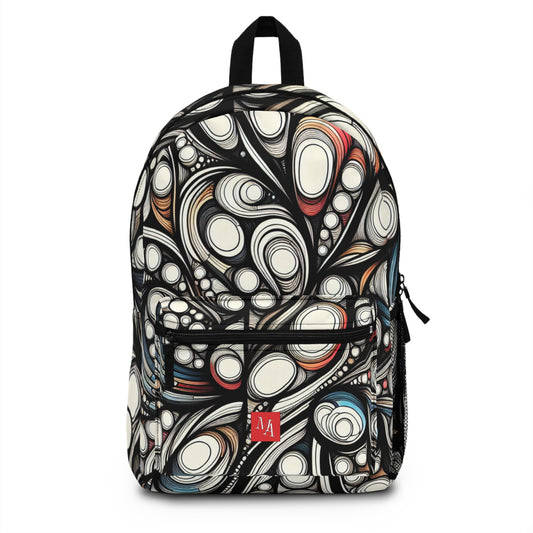 Whimsical Patterns in Motion- Backpack