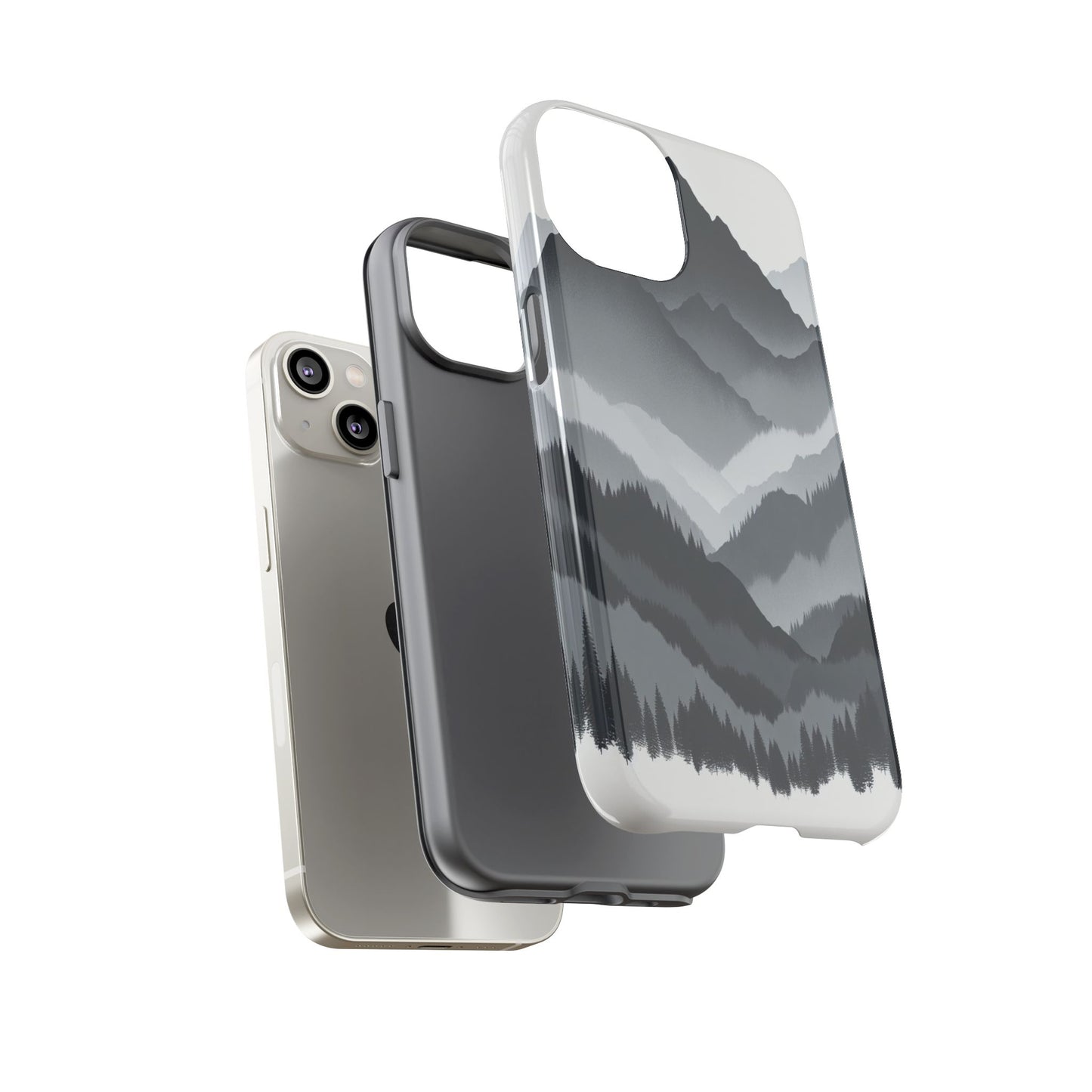 Layers of Misty Peaks - Phone Case