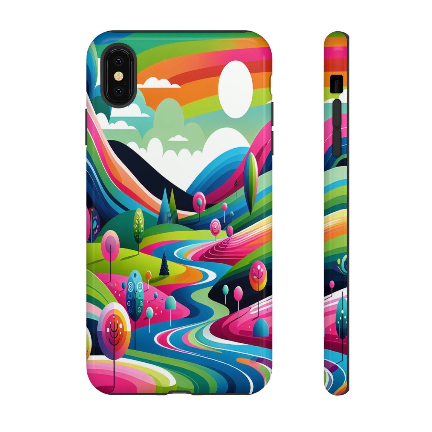 Colorful Landscape Journey - Phone Case