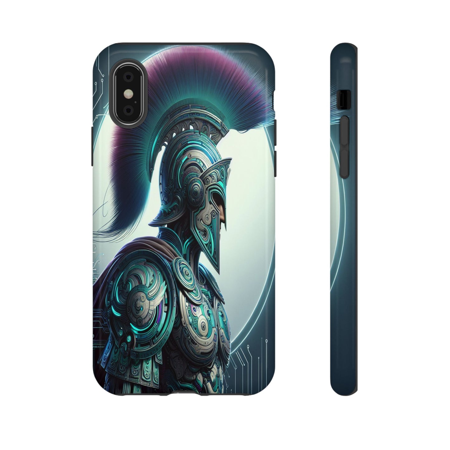 Custom ProtectiveGuardian of the Digital RealmIphone Case Compatible With Iphone 16 15 14 - Phone Cover