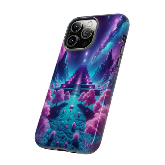 Journey Through Celestial Landscapes - Phone Case