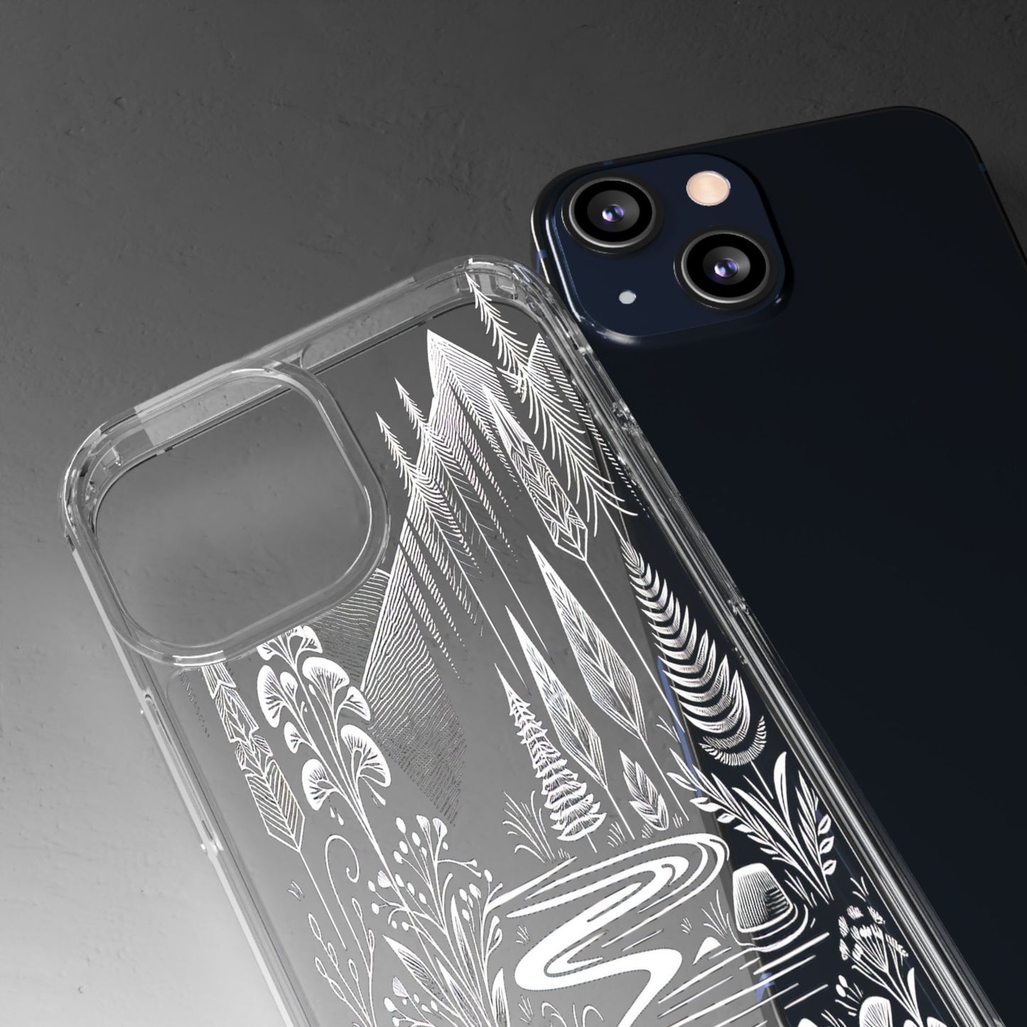 Transparent Alpine Wilderness Pathways Iphone Case Compatible With Iphone 16 15 14 - Clear Phone Cover
