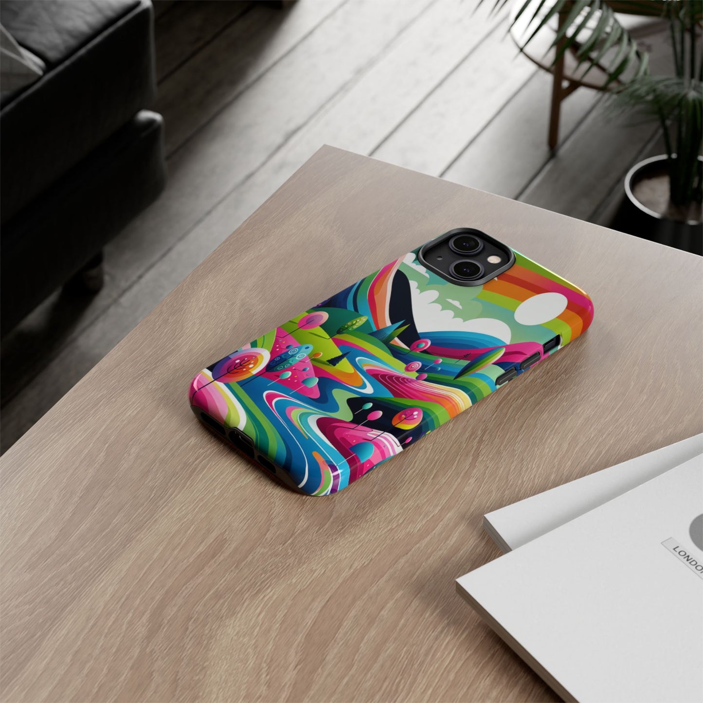 Colorful Landscape Journey - Phone Case