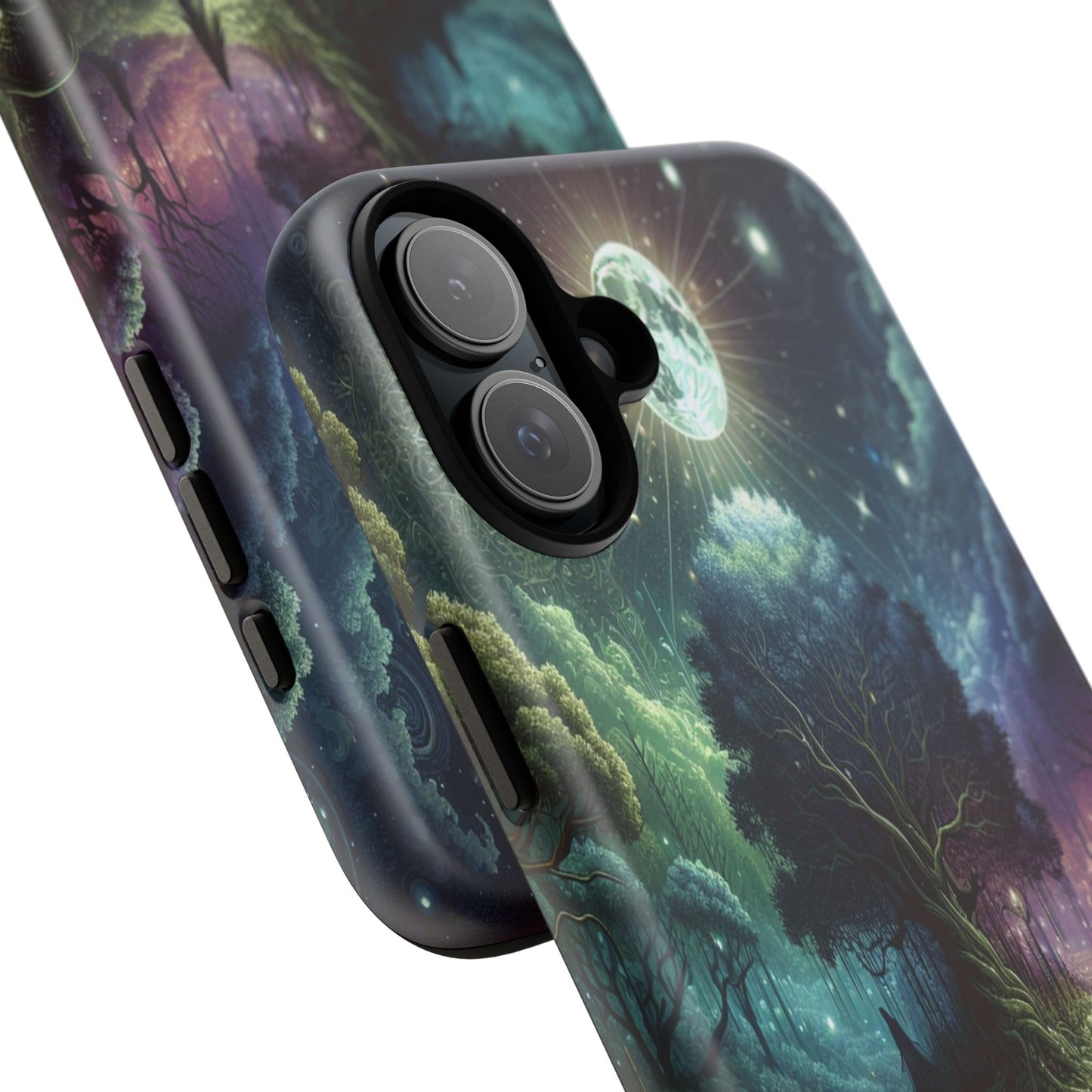 Luminous Forest Nightscape - Phone Case