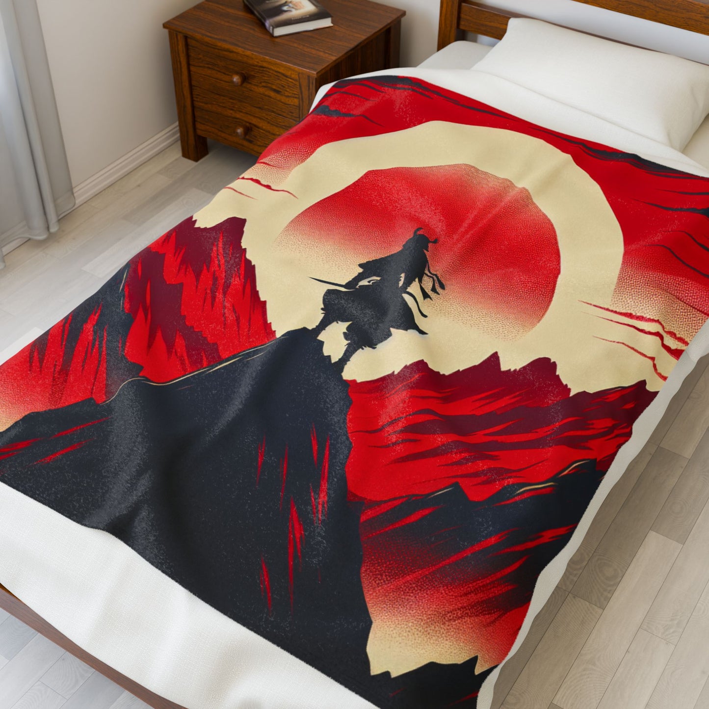 Warrior at Dawn - Plush Blanket