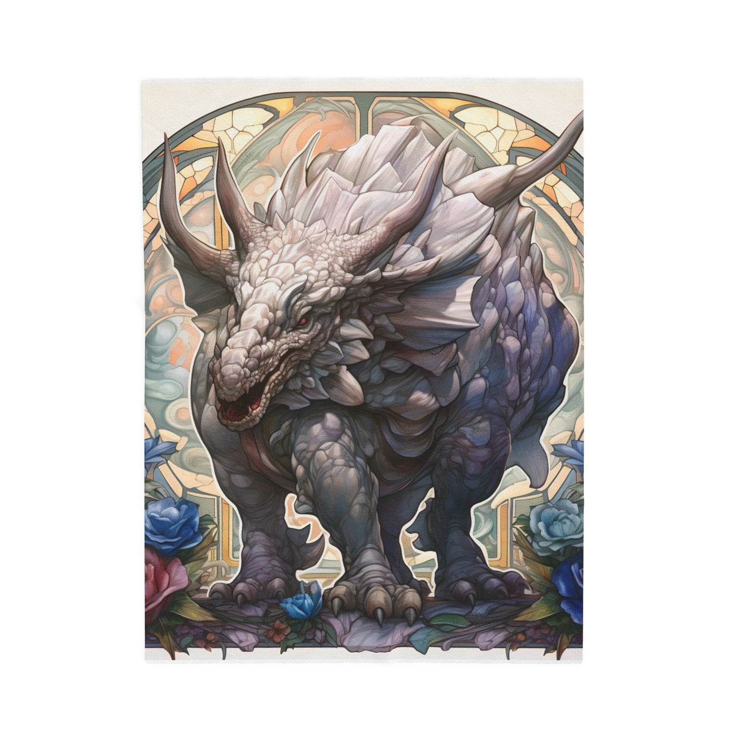 Guardian of the Thorns- Plush Blanket