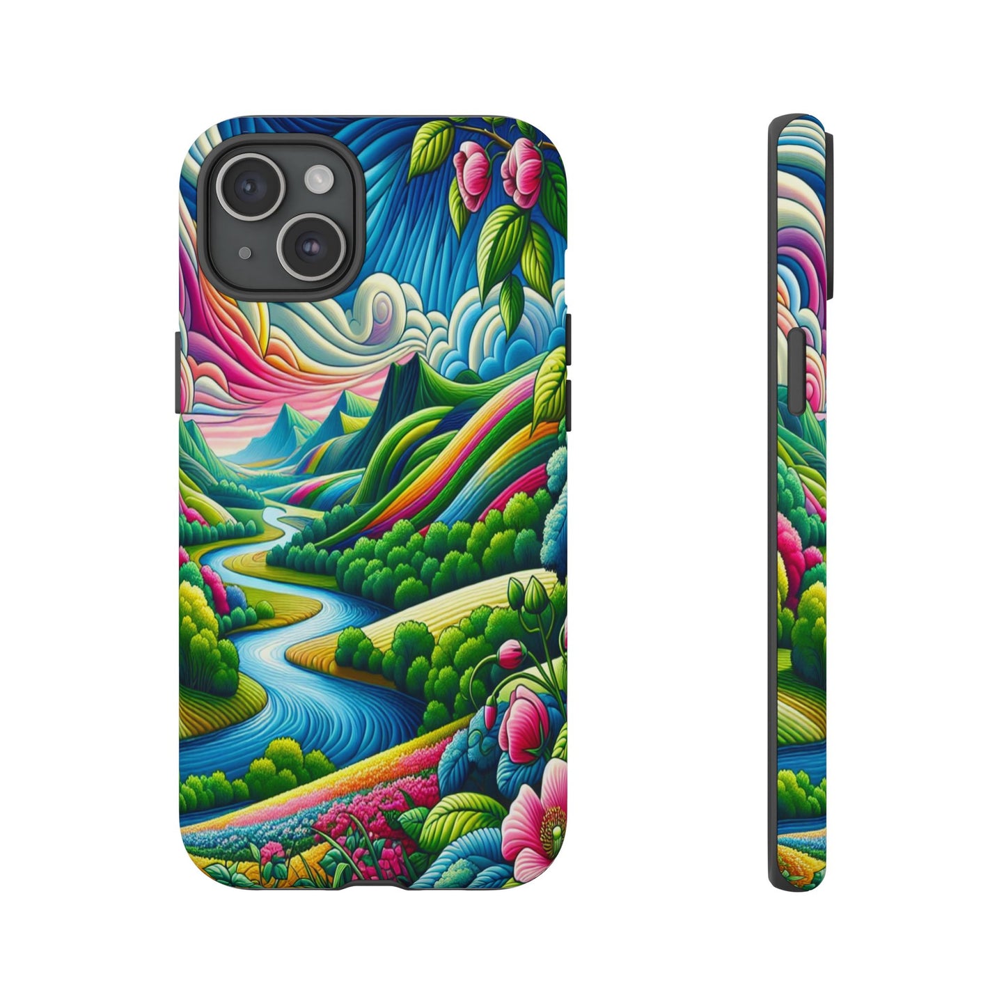Colorful Landscape Fantasy - Phone Case