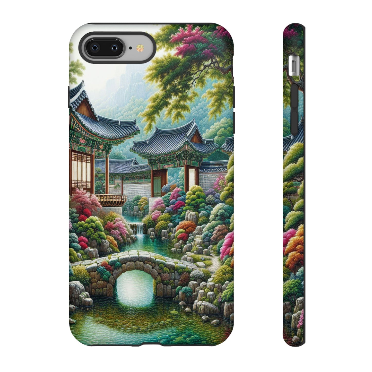 Custom ProtectiveTranquil Garden RetreatIphone Case Compatible With Iphone 16 15 14 - Phone Cover
