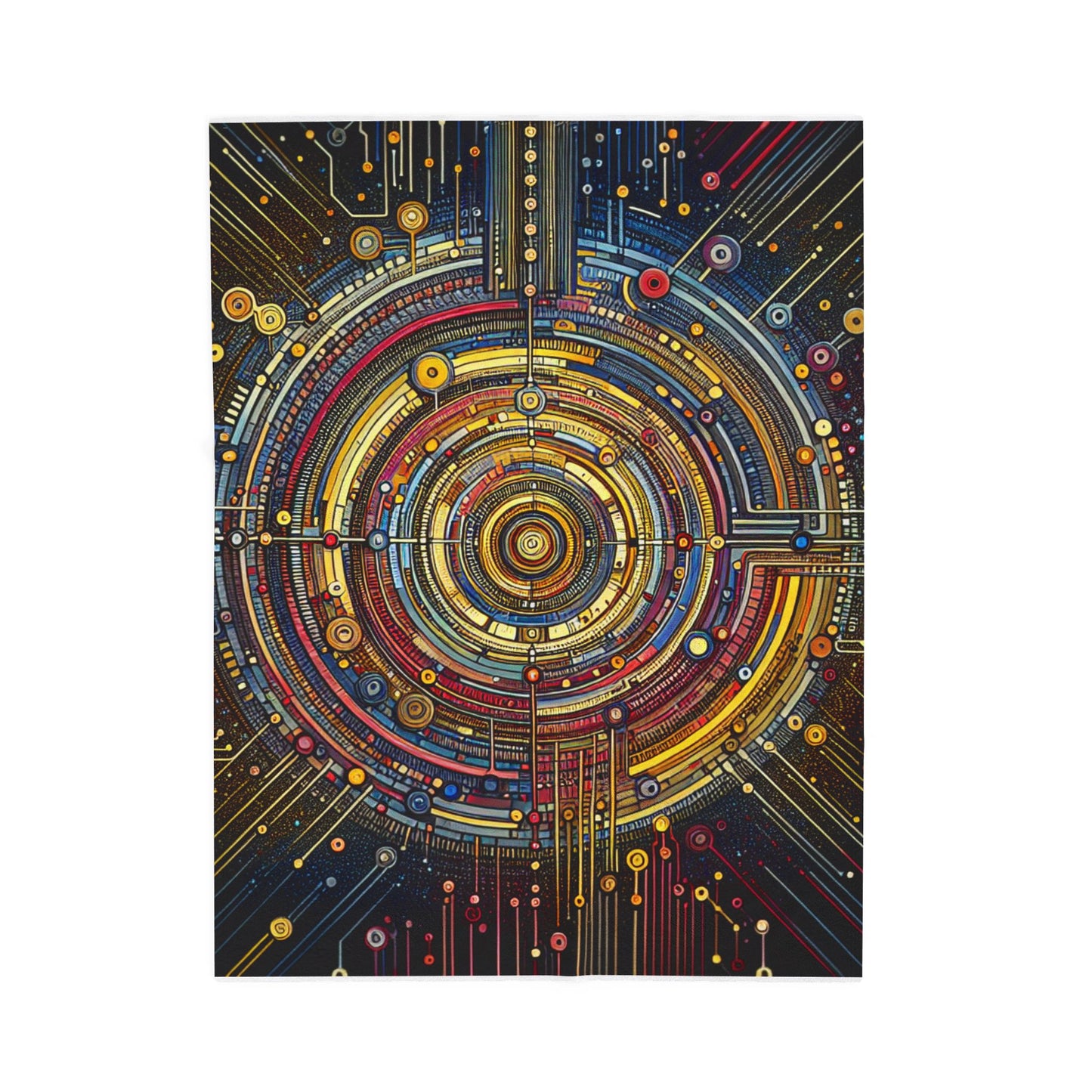 Circuitry Nexus- Plush Blanket