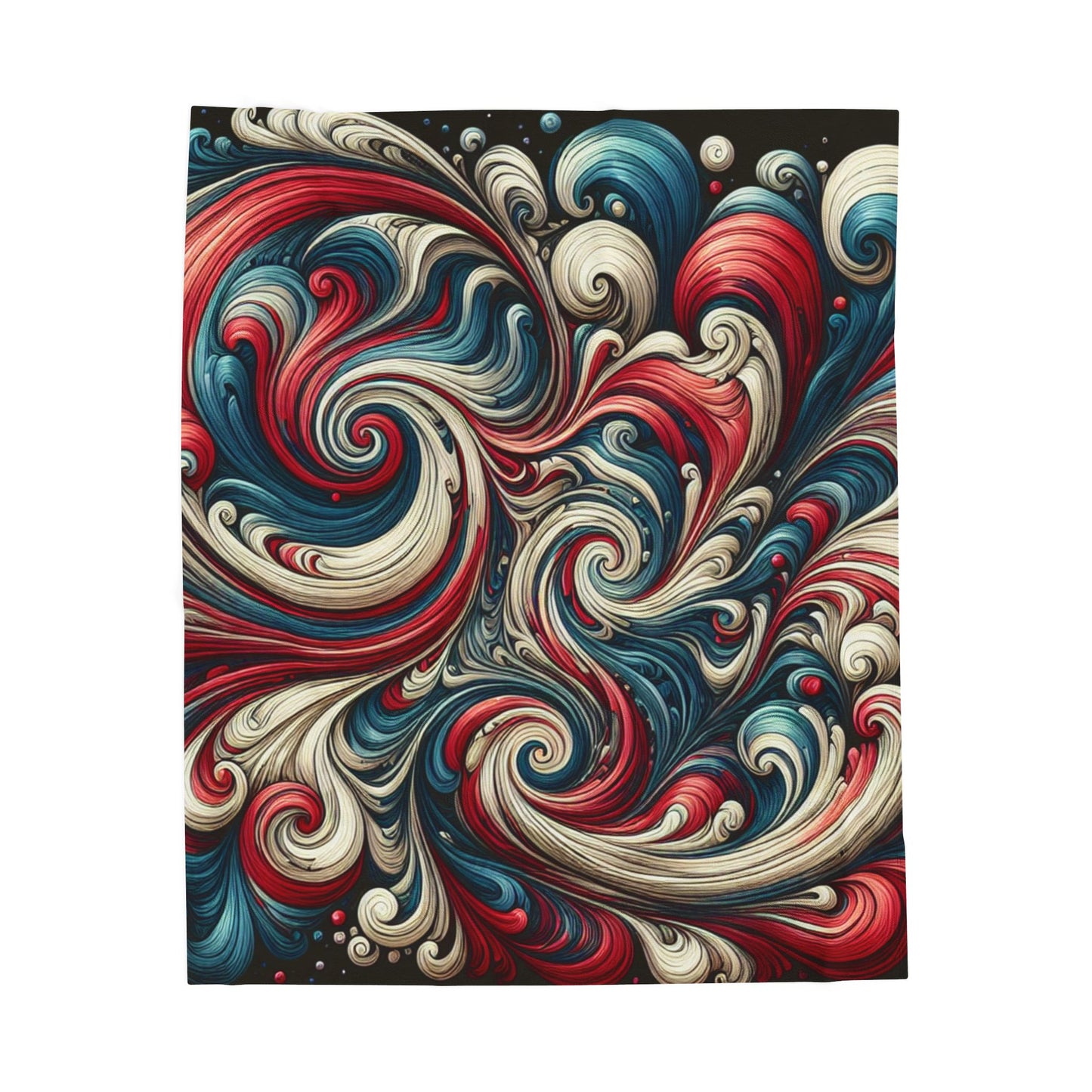 Swirling Tides - Plush Blanket