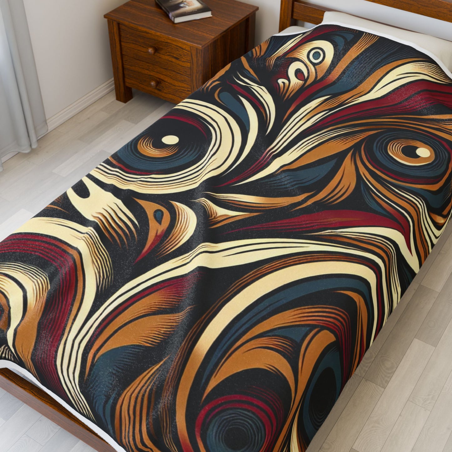 Mysterious Swirls - Plush Blanket